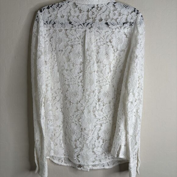 Cami NYC Rosalind Lace Shirt White - Picture 5 of 5